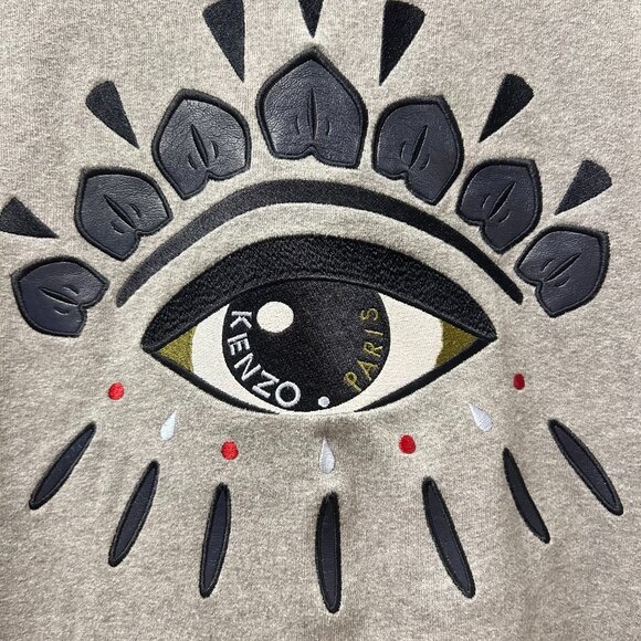 Kenzo Embroidered Eye Sweatshirt Grey – M - Picture 4 of 9